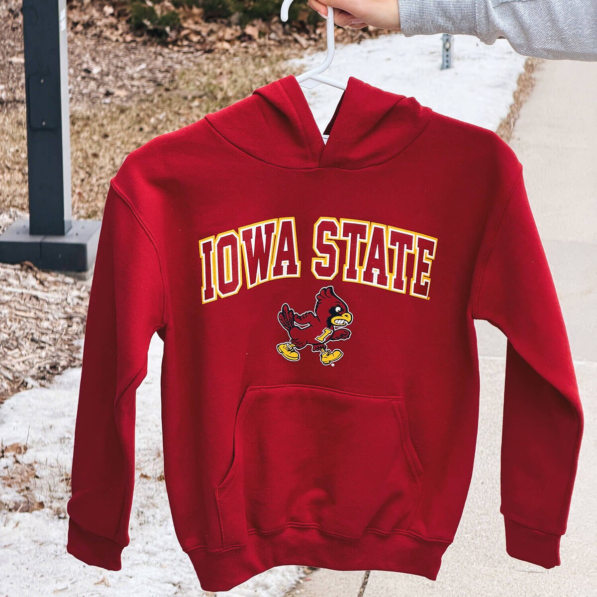 Champion® Youth Walking Cy Cardinal Hoodie